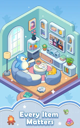 Cozy Room: Home Design Game डाउनलोड करें – आरामदायक डेकोरेशन गेम - Screenshot 14