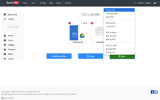 Merge PDF डाउनलोड करें – PDF फाइलें जोड़ें और ऑनलाइन मर्ज करें - Screenshot 3