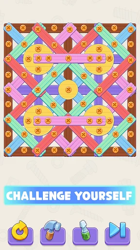 Screw It Out: Wood Puzzle डाउनलोड करें – मजेदार पहेलियाँ खेलें - Screenshot 7