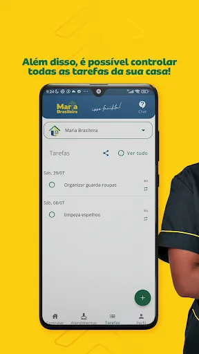 Maria Brasileira App डाउनलोड करें – घर की सफाई सेवाएँ आसान - Screenshot 6