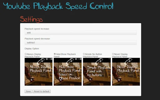 Youtube Playback Speed Control डाउनलोड करें – वीडियो गति नियंत्रित करें - Screenshot 2
