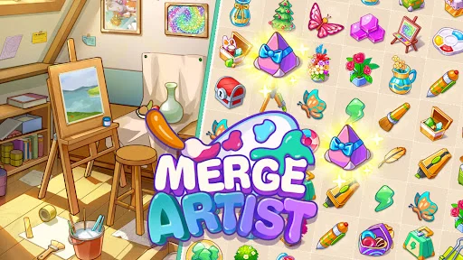 Merge Artist डाउनलोड करें – सर्वश्रेष्ठ मर्ज पहेली गेम - Screenshot 2