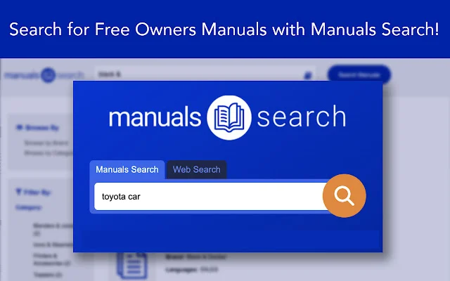 Manuals Search डाउनलोड करें – फ्री प्रोडक्ट मैनुअल खोजें - Screenshot 2