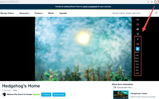Vimeo Video Downloader Pro डाउनलोड करें – HD वीडियो सेव करें - Screenshot 3