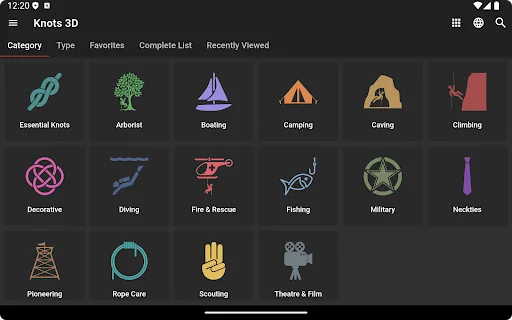 Knots 3D डाउनलोड करें – 220+ गाँठें बांधना सीखें | 3D गाइड - Screenshot 17