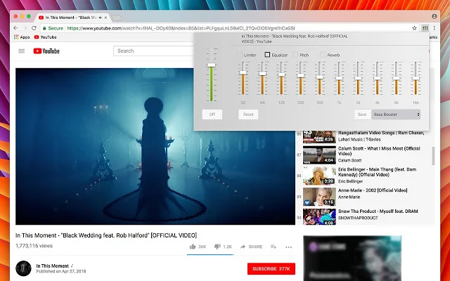 Audio Equalizer डाउनलोड करें – सर्वश्रेष्ठ ब्राउज़र साउंड बूस्टर - Screenshot 3