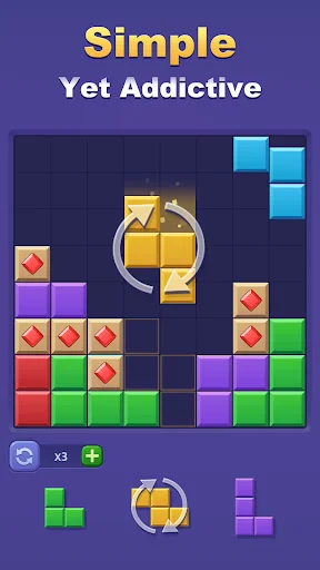 Block Dash® Color Block Puzzle डाउनलोड करें – मजेदार पहेली गेम - Screenshot 8