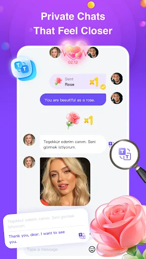 Chami – Chat & Video Call डाउनलोड करें – HD वीडियो कॉलिंग ऐप - Screenshot 4