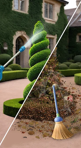 Lawn Care ASMR Cleaning डाउनलोड करें – रिलैक्सिंग गार्डन गेम - Screenshot 7