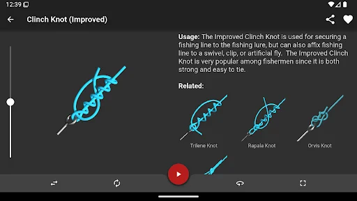 Knots 3D डाउनलोड करें – 220+ गाँठें बांधना सीखें | 3D गाइड - Screenshot 15
