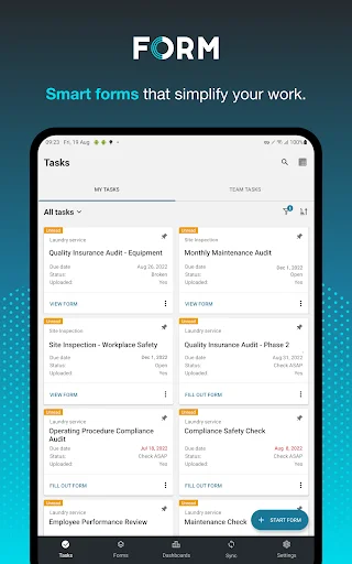 FORM OpX डाउनलोड करें – मोबाइल फॉर्म्स और टीम मैनेजमेंट के लिए सर्वोत्तम ऐप - Screenshot 7
