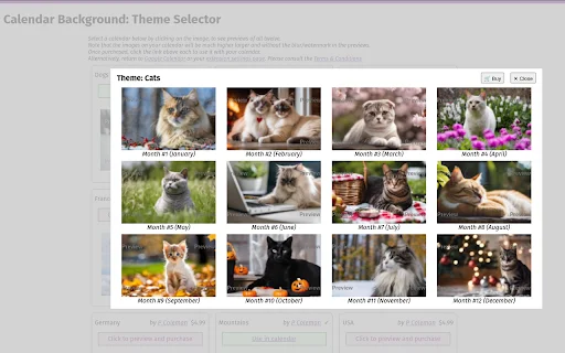 Custom Calendar Background डाउनलोड करें – Google Calendar को सजाएं - Screenshot 2