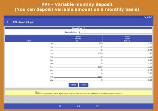 Financial Calculator India डाउनलोड करें – EMI, SIP और टैक्स कैलकुलेटर - Screenshot 23