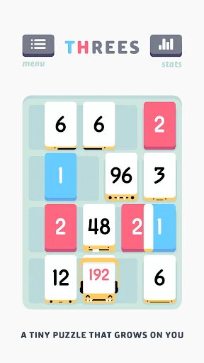 Threes! डाउनलोड करें – सबसे बेहतरीन पहेली गेम का आनंद लें - Screenshot 1