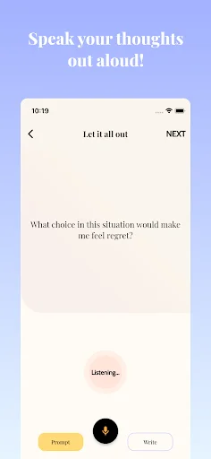 6000 thoughts ऐप डाउनलोड करें – मानसिक स्वास्थ्य और AI जर्नल - Screenshot 2