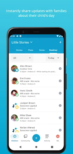 Storypark for Educators डाउनलोड करें – बच्चों की शिक्षा ट्रैक करें - Screenshot 4