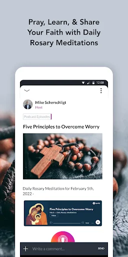 Daily Rosary Meditations डाउनलोड करें – कैथोलिक प्रार्थना और ध्यान - Screenshot 1