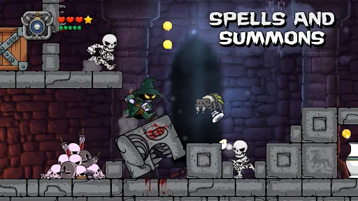 Magic Rampage डाउनलोड करें – एक्शन से भरपूर RPG प्लेटफ़ॉर्मर गेम - Screenshot 28