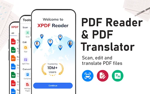 PDF Reader – Translate & Edit डाउनलोड करें – 110+ भाषाओं में अनुवाद - Screenshot 9