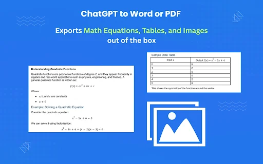 ChatGPT to Word or PDF डाउनलोड करें – एक क्लिक में कन्वर्ट करें - Screenshot 1