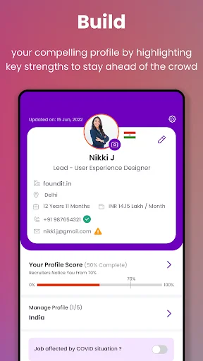 foundit (Monster) Job Search डाउनलोड करें – नौकरी खोजें और सफल हों - Screenshot 7
