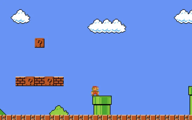 Super Mario Game ऑनलाइन खेलें – क्लासिक मारियो मुफ़्त में - Screenshot 1