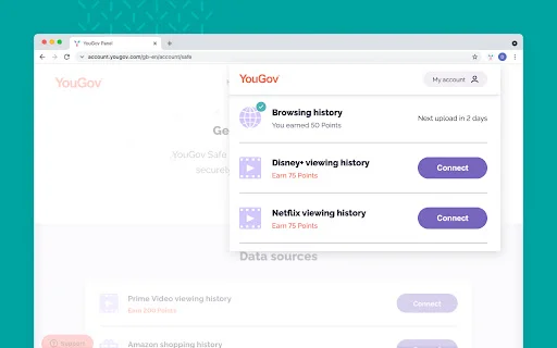 YouGov Safe Chrome Extension डाउनलोड करें – रिवॉर्ड्स और पॉइंट कमाएं - Screenshot 2