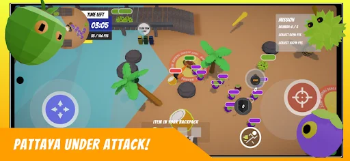FruitZ Cat Zombie Shooter Game डाउनलोड करें – बेहतरीन एक्शन गेम - Screenshot 1