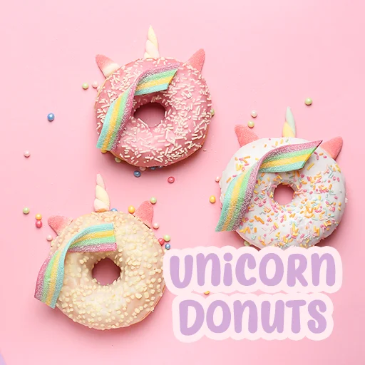 Unicorn Donuts Theme डाउनलोड करें – प्यारा यूनिकॉर्न स्टाइल फ्री थीम