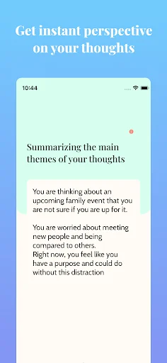 6000 thoughts ऐप डाउनलोड करें – मानसिक स्वास्थ्य और AI जर्नल - Screenshot 3