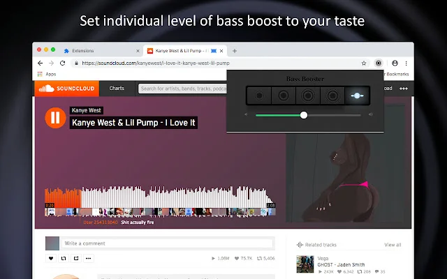 Bass Booster Extreme डाउनलोड करें – Chrome के लिए बेस्ट ऑडियो एन्हांसर - Screenshot 4