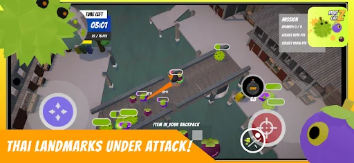FruitZ Cat Zombie Shooter Game डाउनलोड करें – बेहतरीन एक्शन गेम - Screenshot 5