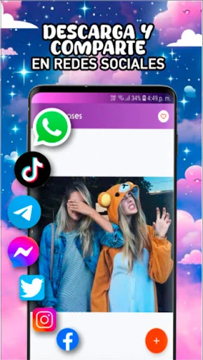 Frases de Mejores Amigas डाउनलोड करें – बेहतरीन दोस्ती कोट्स - Screenshot 14