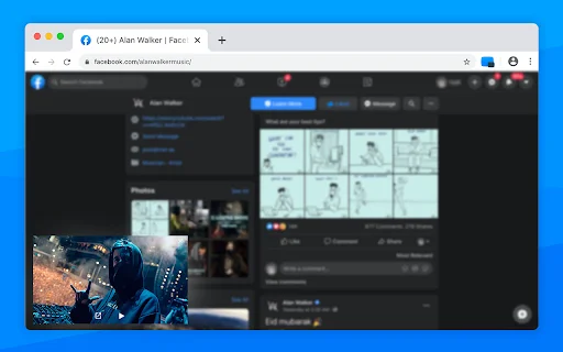 Picture in Picture Player Chrome के लिए – मल्टीटास्किंग के लिए सर्वश्रेष्ठ - Screenshot 3