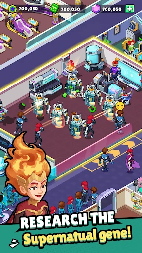 Idle Superpower School डाउनलोड करें – सर्वश्रेष्ठ सुपरहीरो टाइकून गेम - Screenshot 3