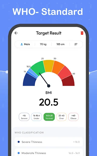 BMI Calculator-Weight Record डाउनलोड करें – AI फिटनेस और डाइट गाइड - Screenshot 19