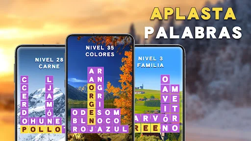 Aplasta Palabras डाउनलोड करें – बेहतरीन स्पेनिश शब्द गेम और पहेलियाँ - Screenshot 2