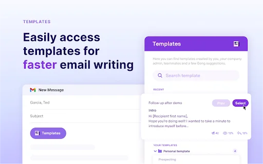 Gong Anywhere डाउनलोड करें – सेल्स उत्पादकता और CRM इंटीग्रेशन - Screenshot 1