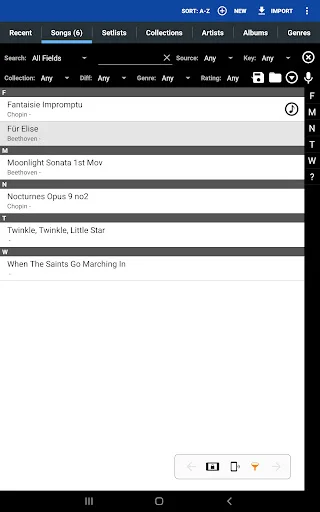 MobileSheets डाउनलोड करें – संगीतकारों के लिए बेहतरीन शीट म्यूजिक व्यूअर - Screenshot 9