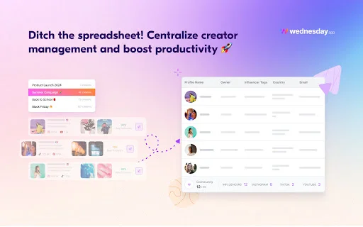 Influencer Analytics by Wednesday डाउनलोड करें – फ्री इन्फ्लुएंसर मार्केटिंग टूल - Screenshot 4