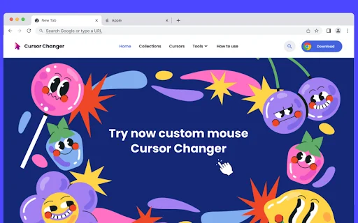 Mouse Cursor – Custom Cursor डाउनलोड करें – स्टाइलिश माउस कर्सर पाएं - Screenshot 1