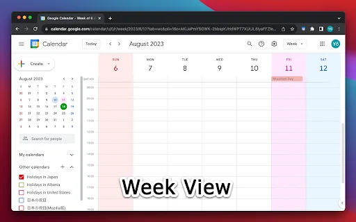 G-calize डाउनलोड करें – Google Calendar को रंगीन बनाएं - Screenshot 2